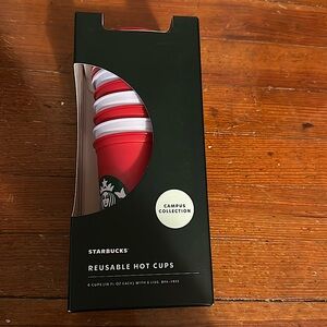 Starbucks Campus Collection 6 Hot Reusable Cups SDSU NWT